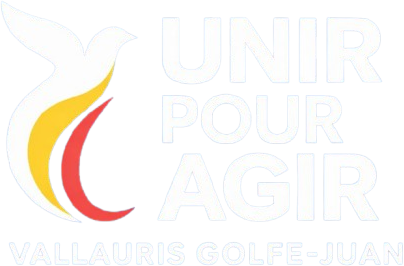 LOGO W UNIR POUR AGIR MUNICIPALES VALLAURIS NICOLAS CUZZUPOLI